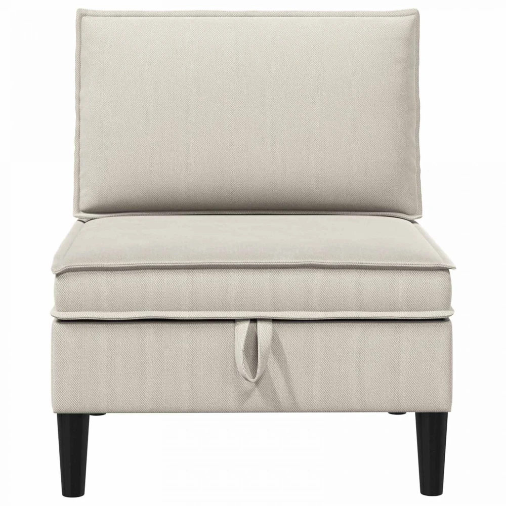 Vidinė Sofa su Saugykla Avižinė Aksomas
