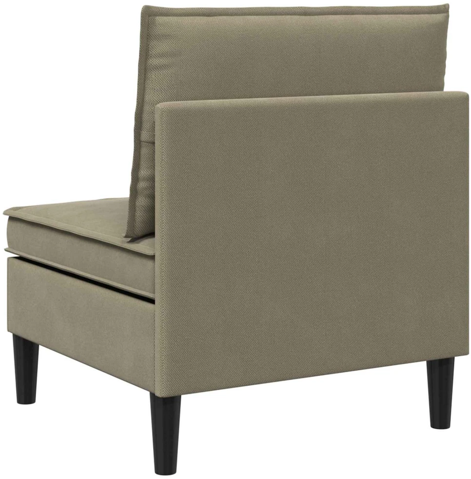 Vidinė Sofa su Saugykla Chaki Aksomas