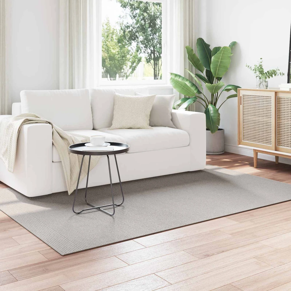 Vidinis kilimas LUGO Kremas ir pilka 160 x 230 cm Poliesteris