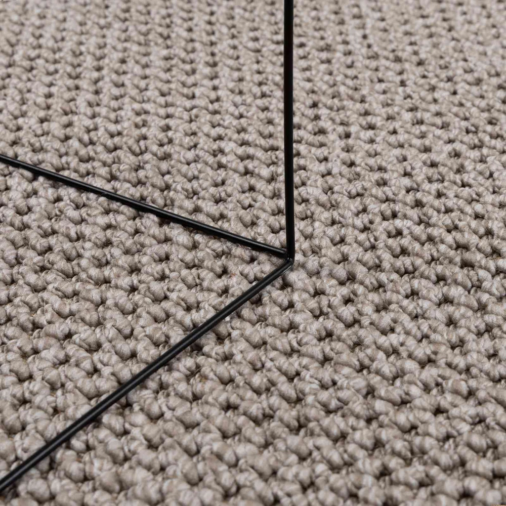 Vidinis kilimas LUGO Taupe 200 x 200 cm Poliesteris