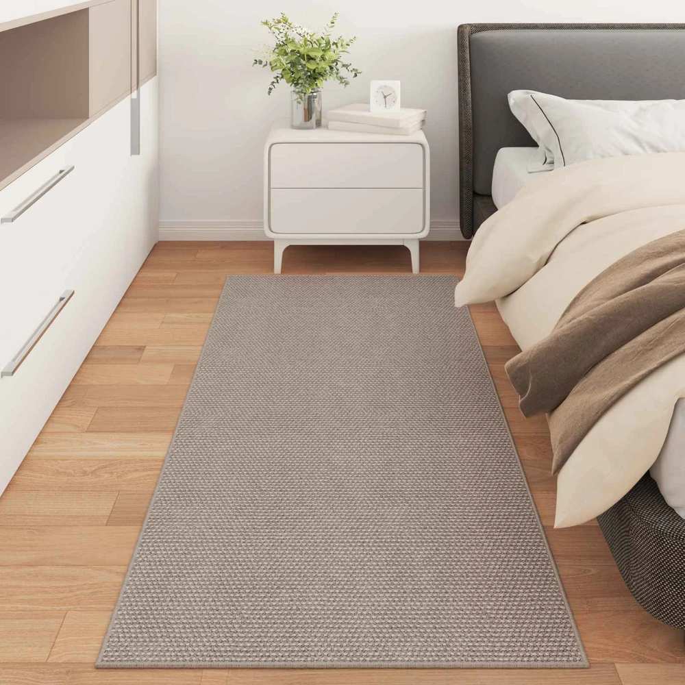 Vidinis kilimas LUGO Taupe 80 x 200 cm Poliesteris