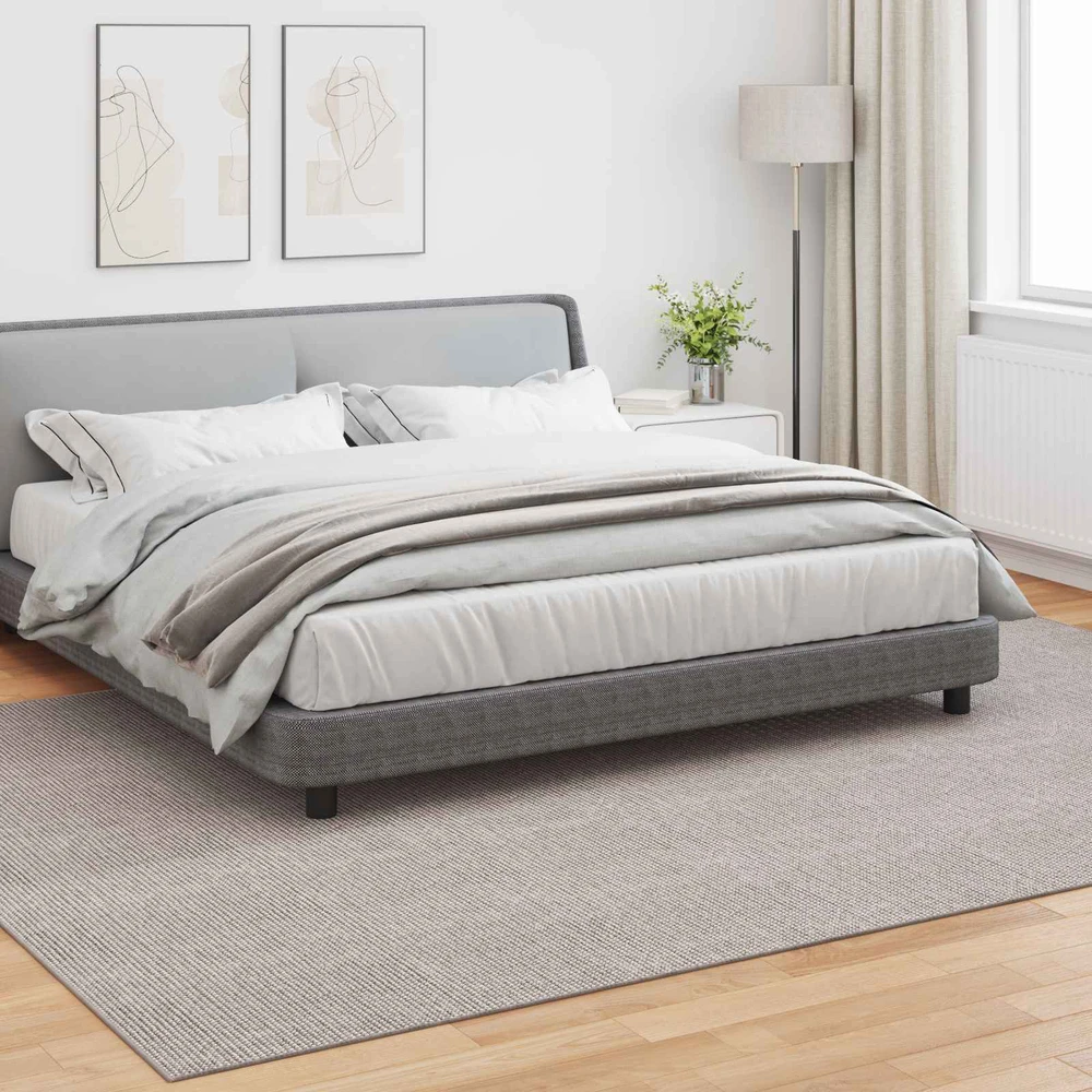 Vidinis kilimas LUGO Kremas ir Taupe 240 x 340 cm Poliesteris