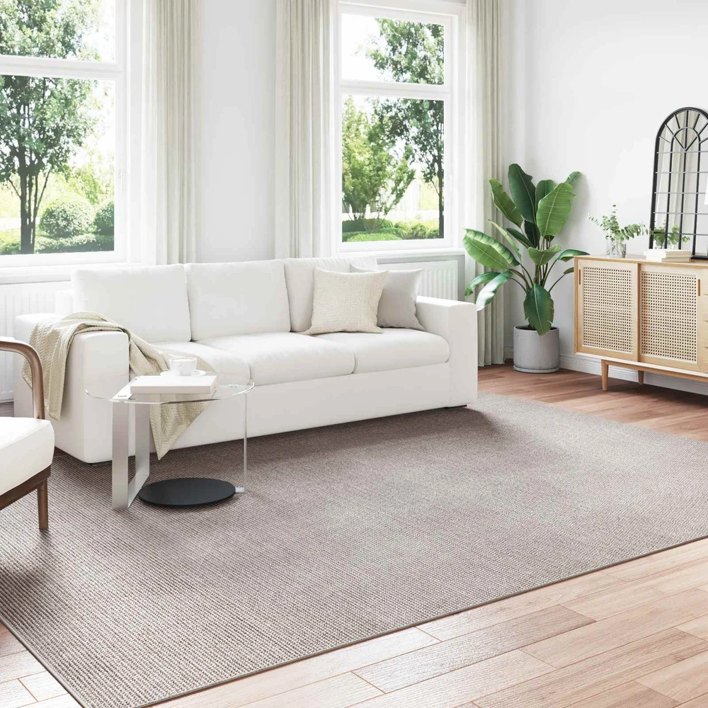 Vidinis kilimas LUGO Kremas ir Taupe 240 x 340 cm Poliesteris