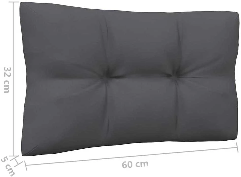 Vidurinė sodo sofos dalis su pagalvėlėmis, balta, pušis