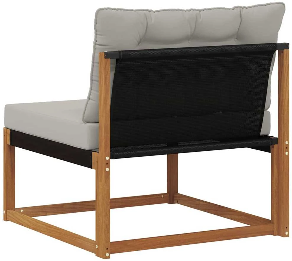 Lauko Vidurinis Sofa Kietos akacijos mediena Natūrali
