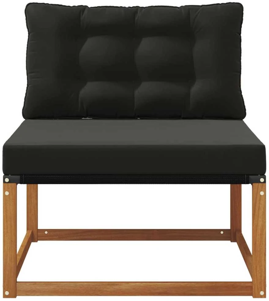 Lauko Vidurinis Sofa Kietos akacijos mediena Natūrali