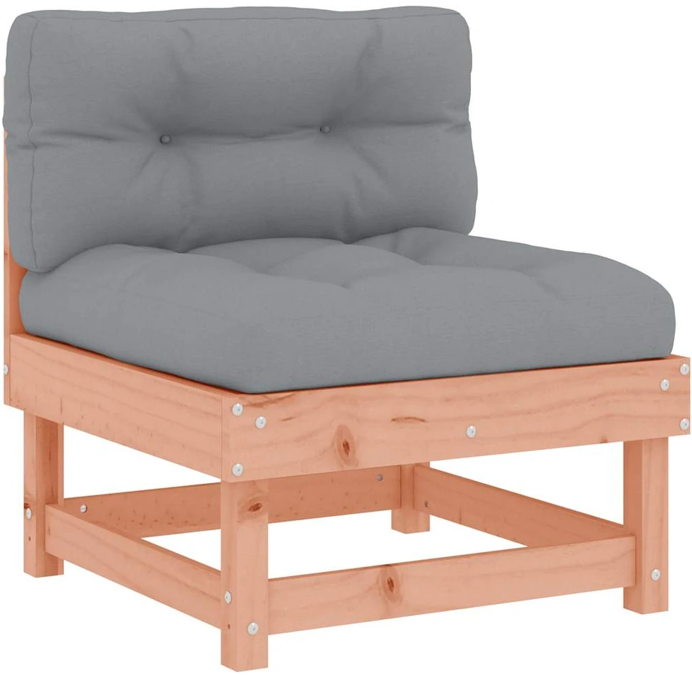 Vidurinės sofos dalys su pagalvėlėmis, 2vnt., douglas eglė