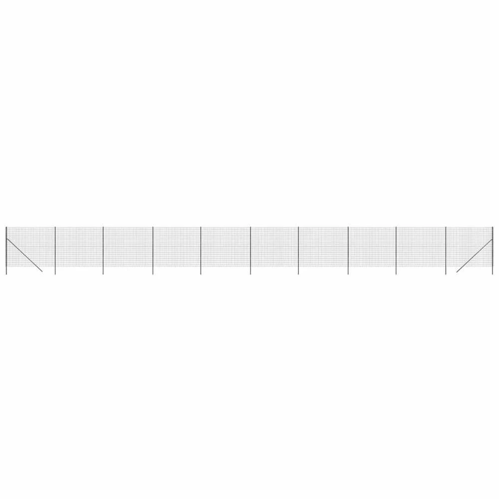 Vielinė tinklinė tvora, antracito, 1,4x25m, plienas
