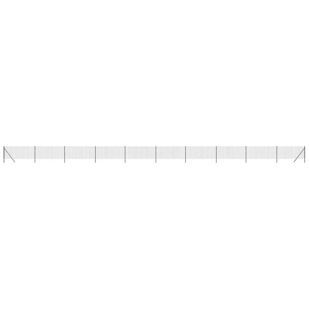 Vielinė tinklinė tvora, antracito, 1x25m, galvanizuotas plienas
