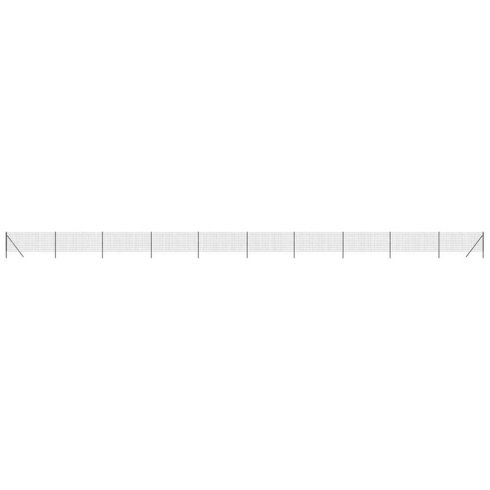 Vielinė tinklinė tvora, antracito, 1x25m, galvanizuotas plienas