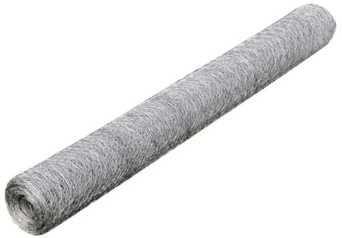 Vielinis tinklas, sidabrinis, 25x0,75m, cinkuotas plienas