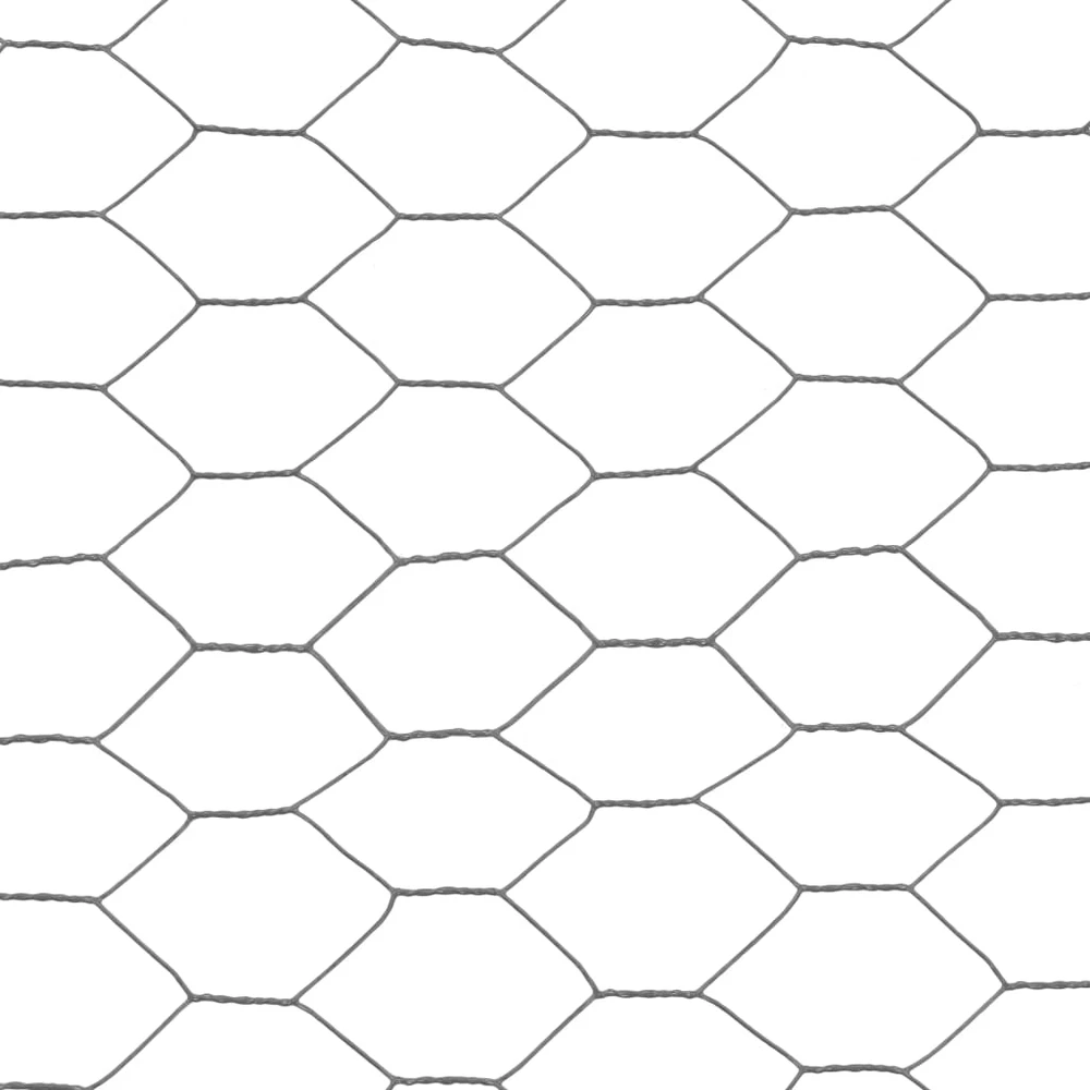 Vielos tinklas su PVC danga, pilkas, 25x1,5m