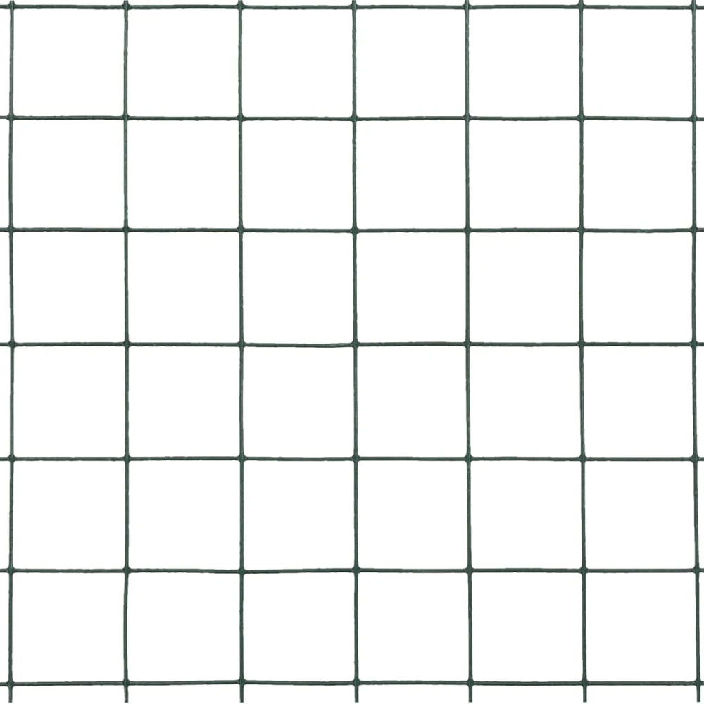Vielos tinklas su PVC danga, žalias, 10x0,5m