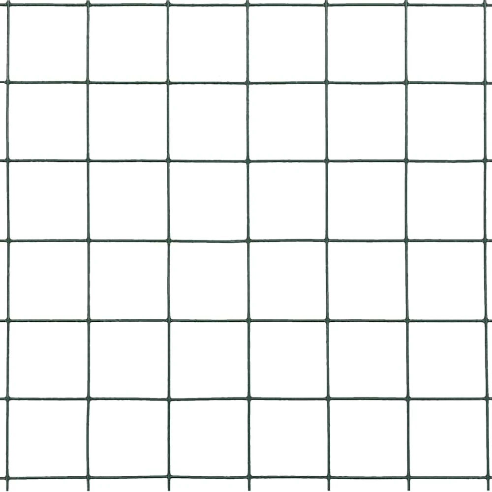 Vielos tinklas su PVC danga, žalias, 10x0,5m