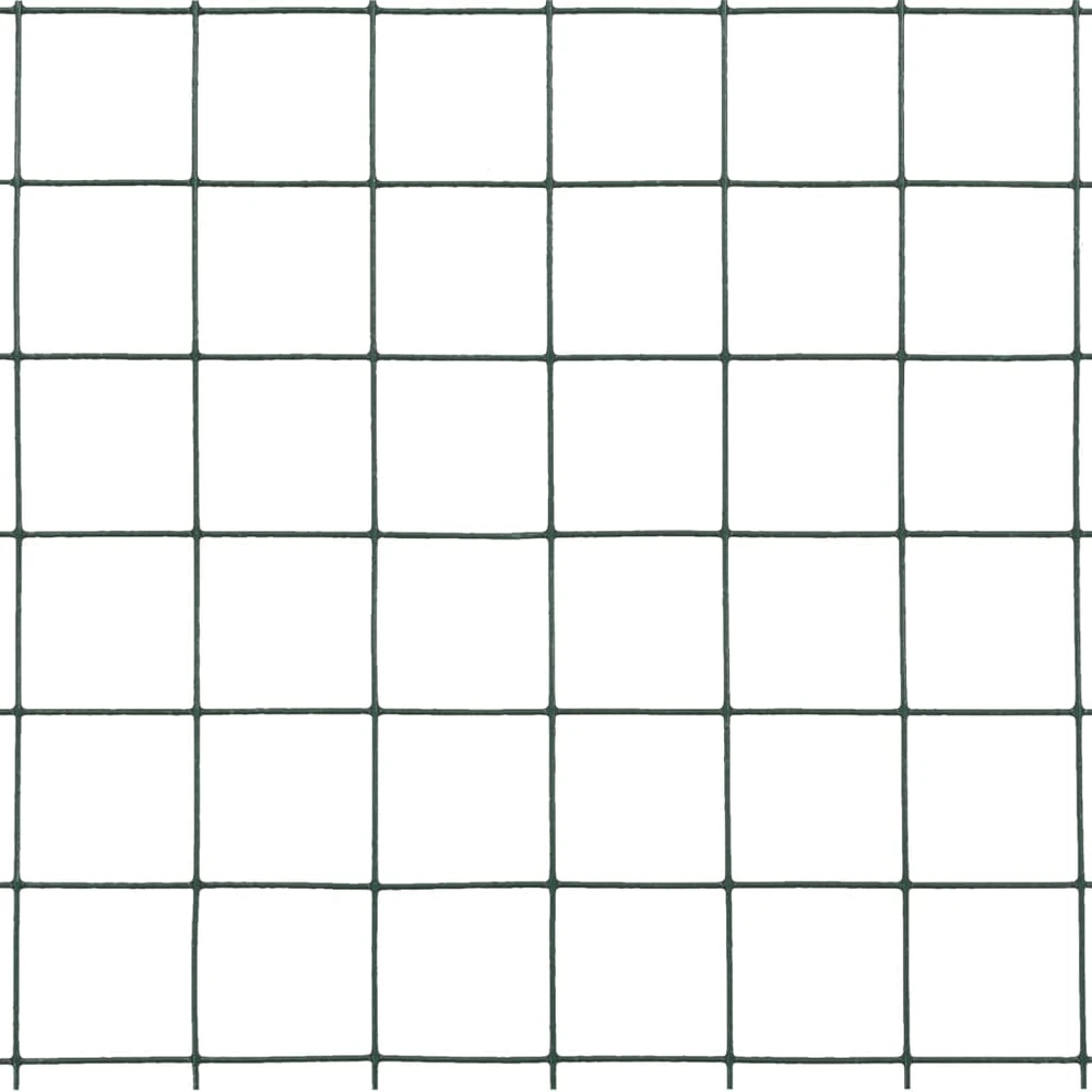 Vielos tinklas su PVC danga, žalias, 10x1,5m
