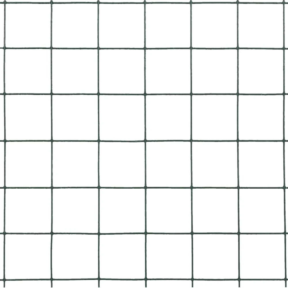 Vielos tinklas su PVC danga, žalias, 25x0,5m