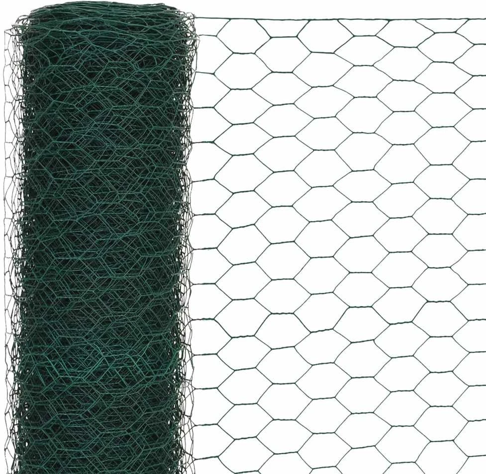 Vielos tinklas višč., žalios sp., 25x1,2m, PVC dengtas plienas
