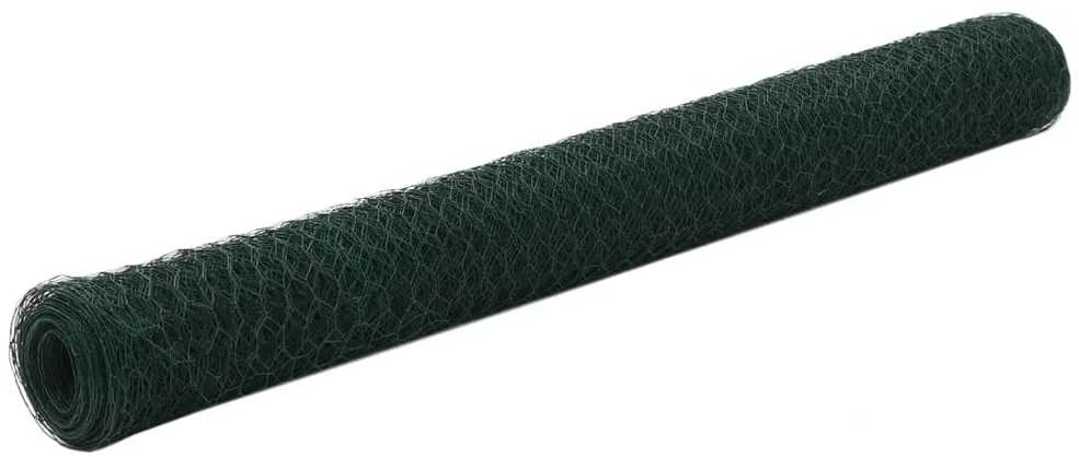 Vielos tinklas višč., žalios sp., 25x1,2m, PVC dengtas plienas