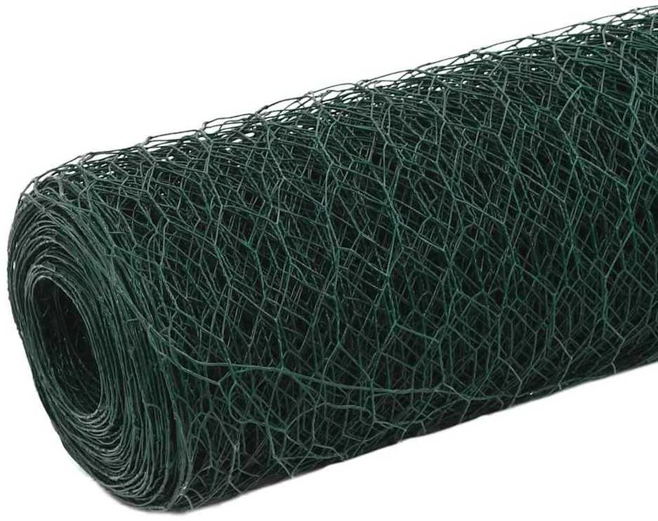 Vielos tinklas višč., žalios sp., 25x1,2m, PVC dengtas plienas
