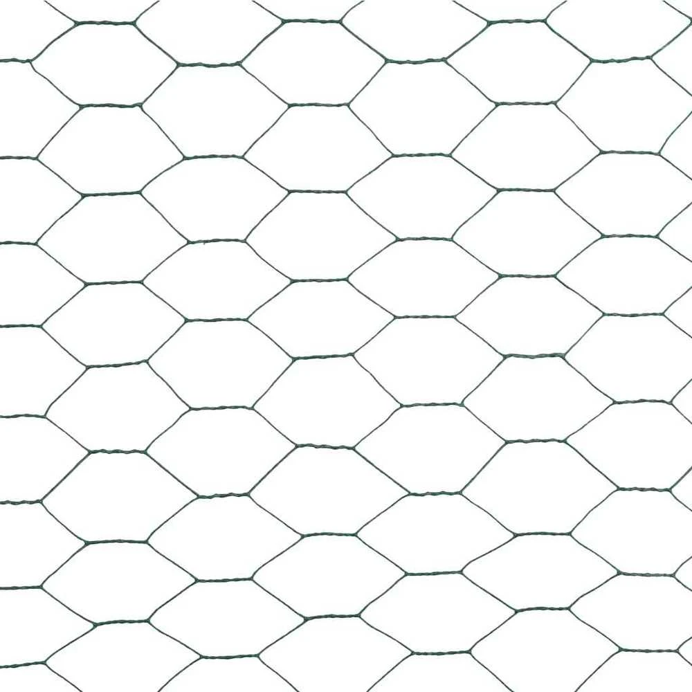 Vielos tinklas višč., žalios sp., 25x1,2m, PVC dengtas plienas