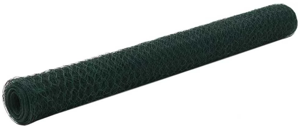 Vielos tinklas višč., žalios sp., 25x1,2m, PVC dengtas plienas
