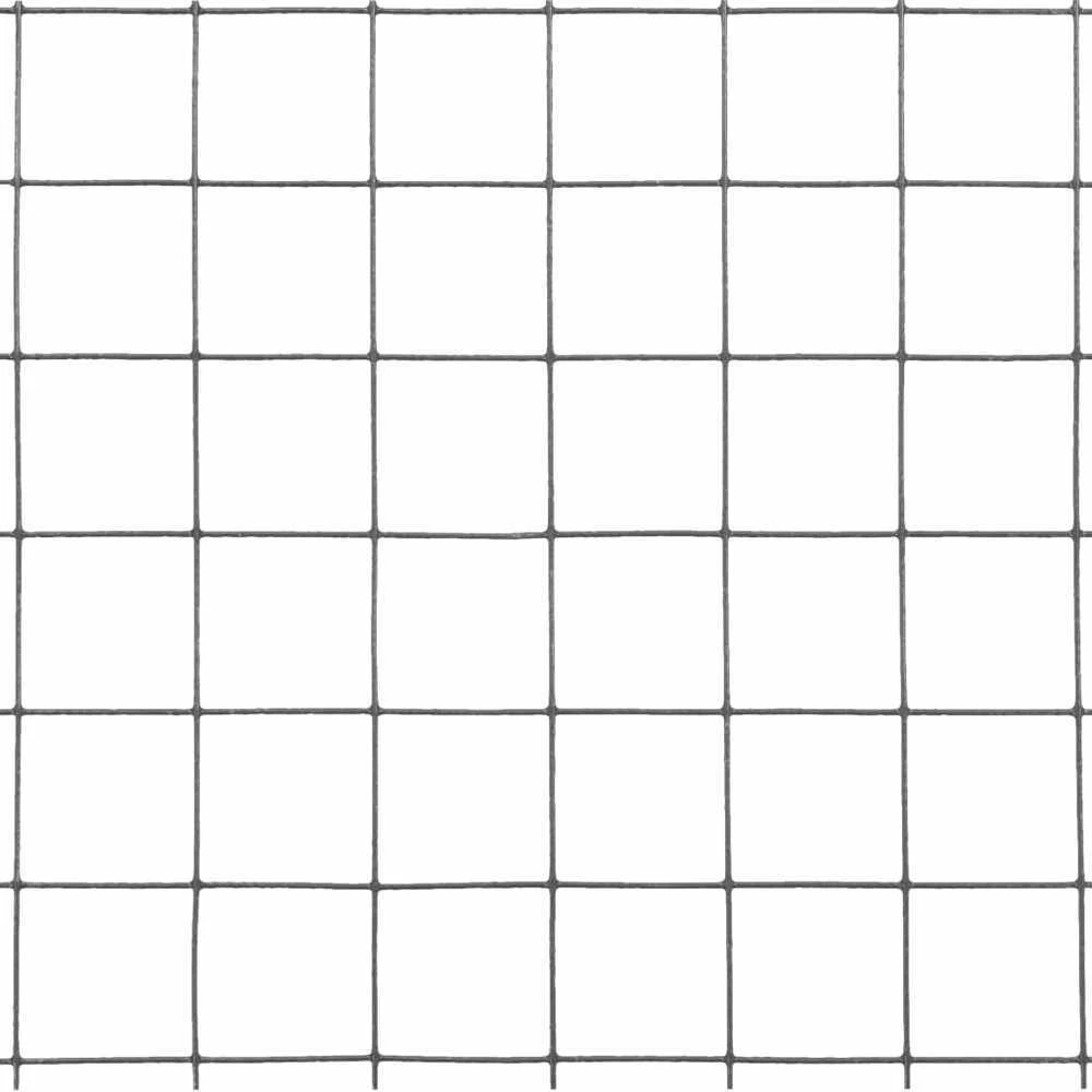 Vielos tinklas viščiukų aptvarui su PVC danga, pilkas, 25x0,5m