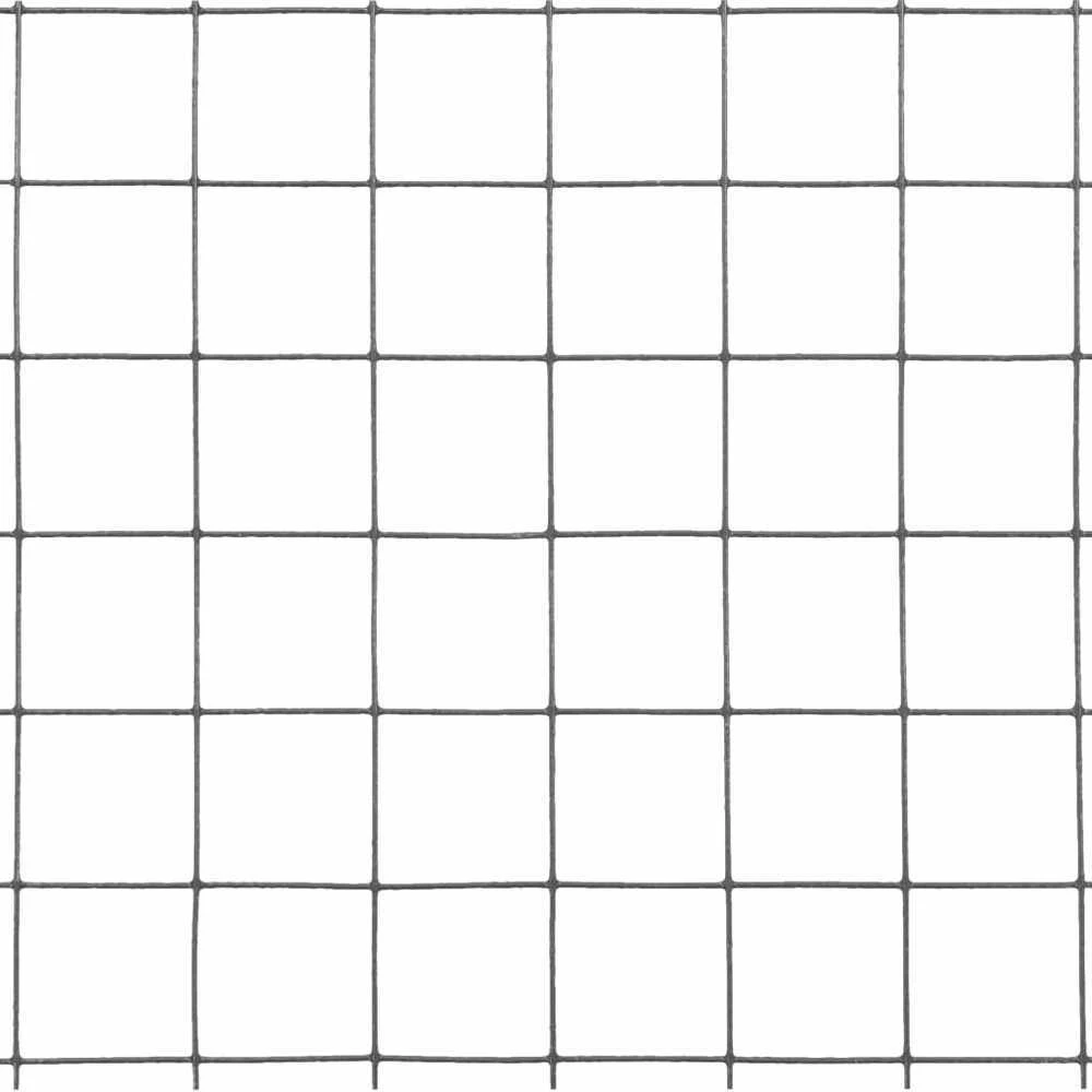 Vielos tinklas viščiukų aptvarui su PVC danga, pilkas, 25x0,5m