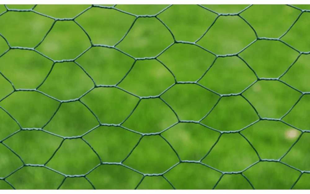 Vielos tinklas, žalias, 25x0,75m, dengtas PVC danga
