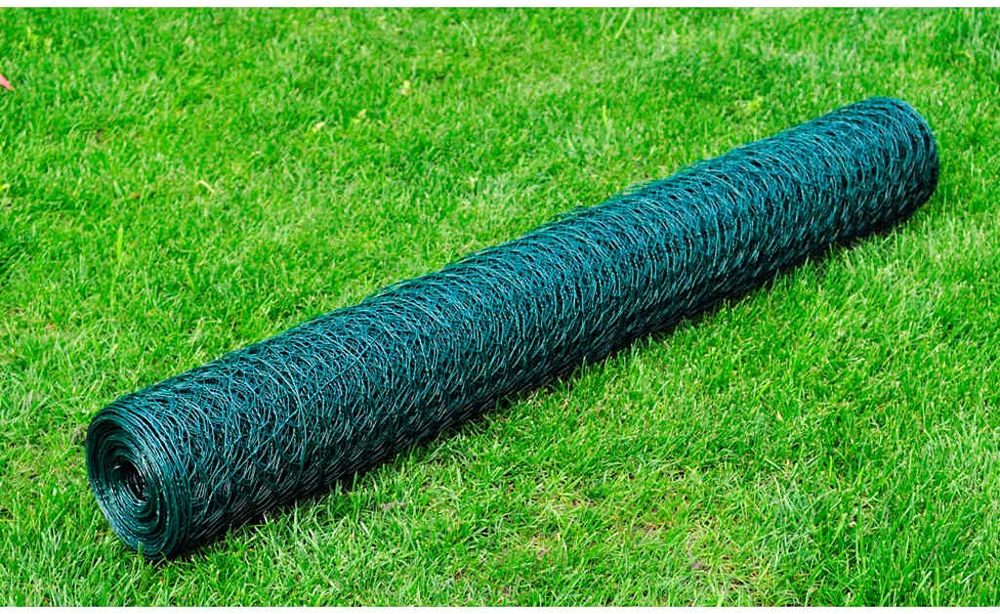 Vielos tinklas, žalias, 25x1m, dengtas PVC danga