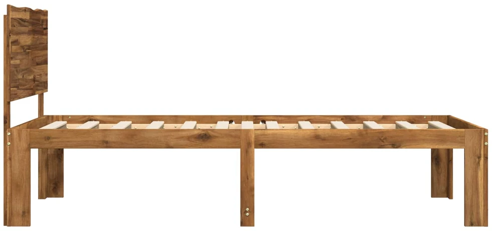 Viengulė lova su galvūgaliu ROSTOCK Natūrali 75 x 190 cm