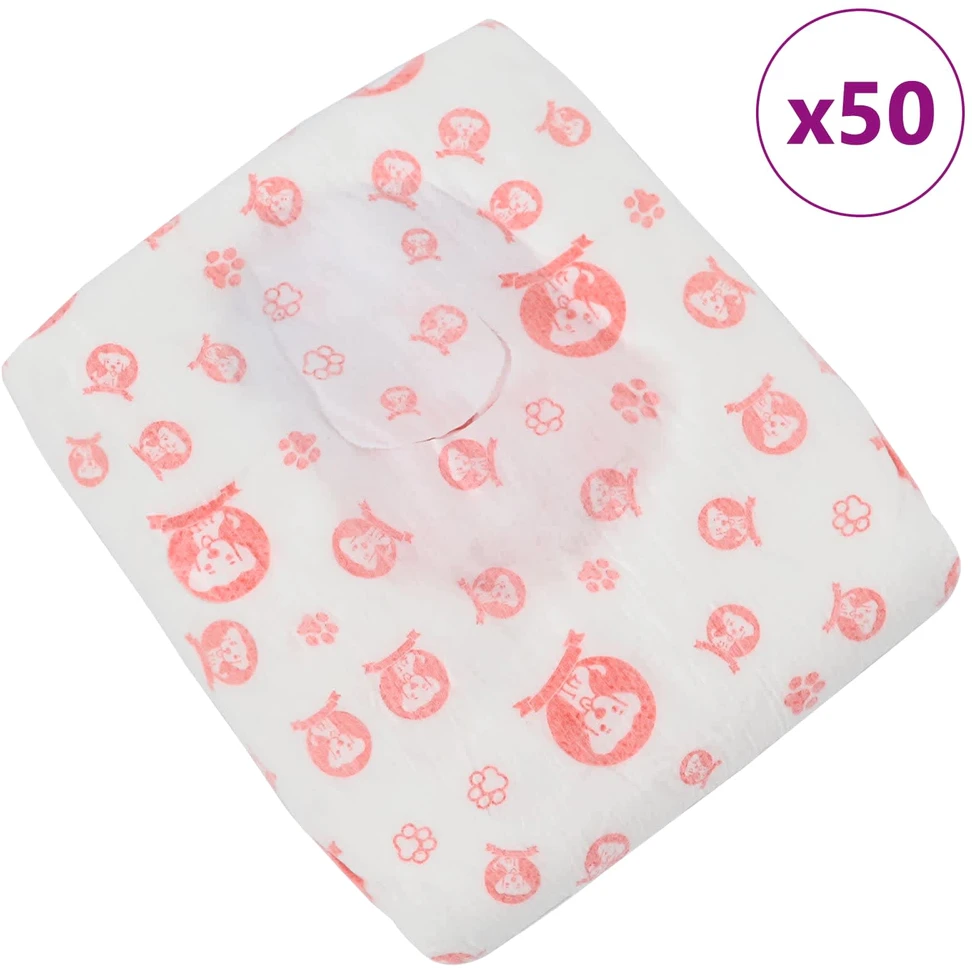 Vienkartinė šuniukų sauskelnė patelėms 50 vnt. Balta XS