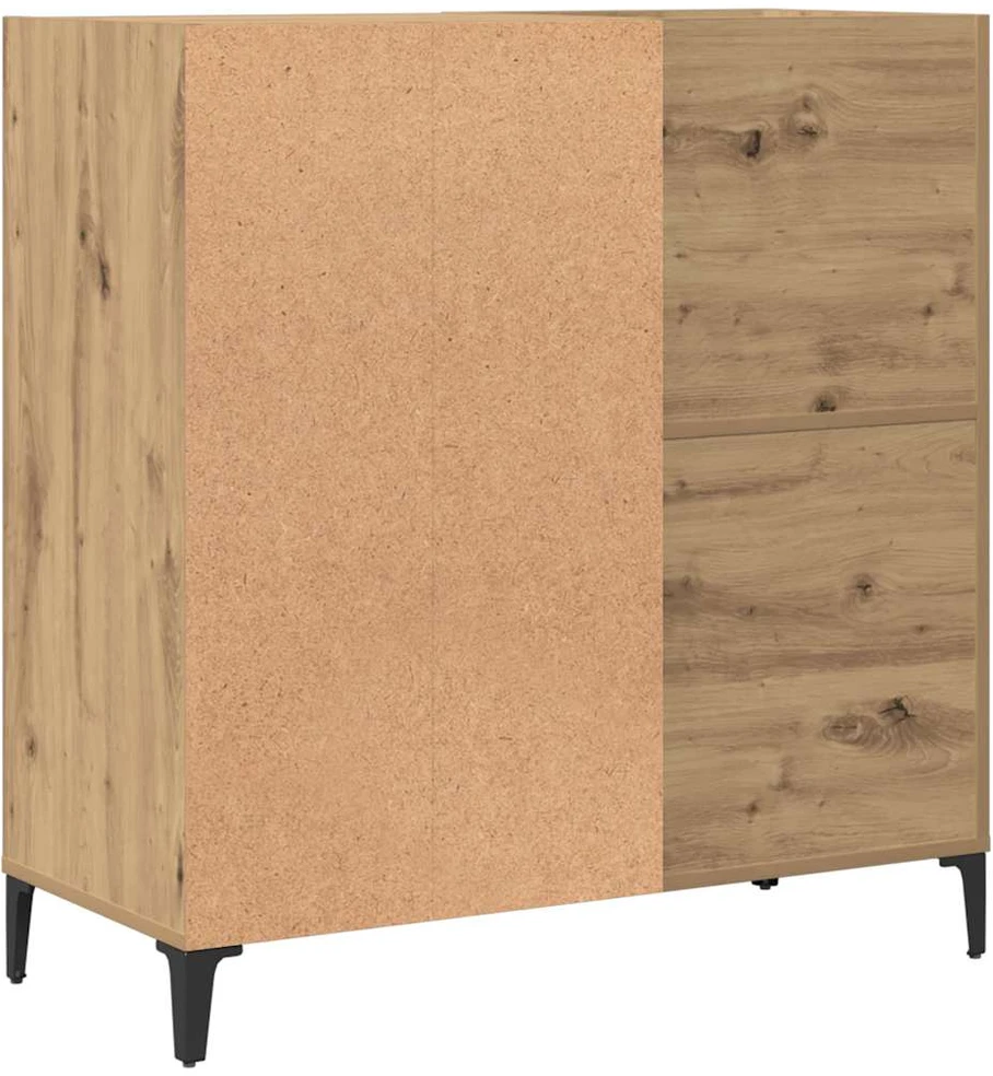 Vinilinių plokštelių spintelė, artisano, 84,5x38x89cm, mediena
