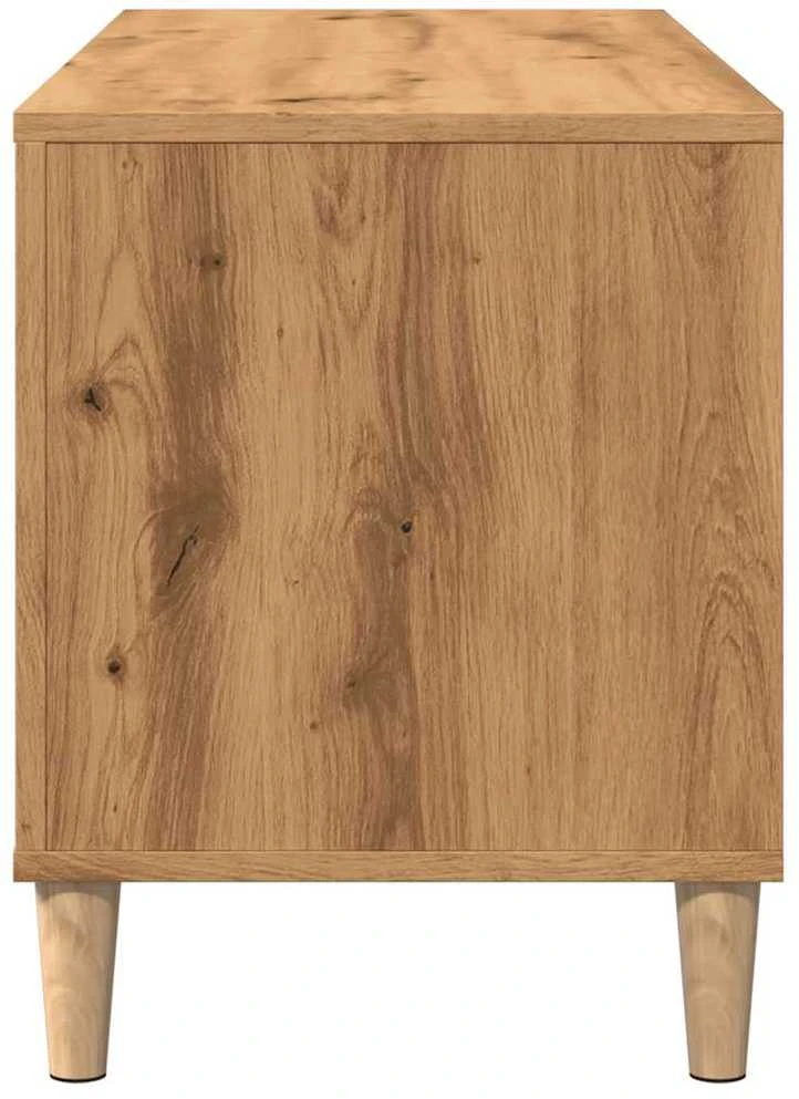 Vinilinių plokštelių spintelė, artisano, 100x38x48cm, mediena