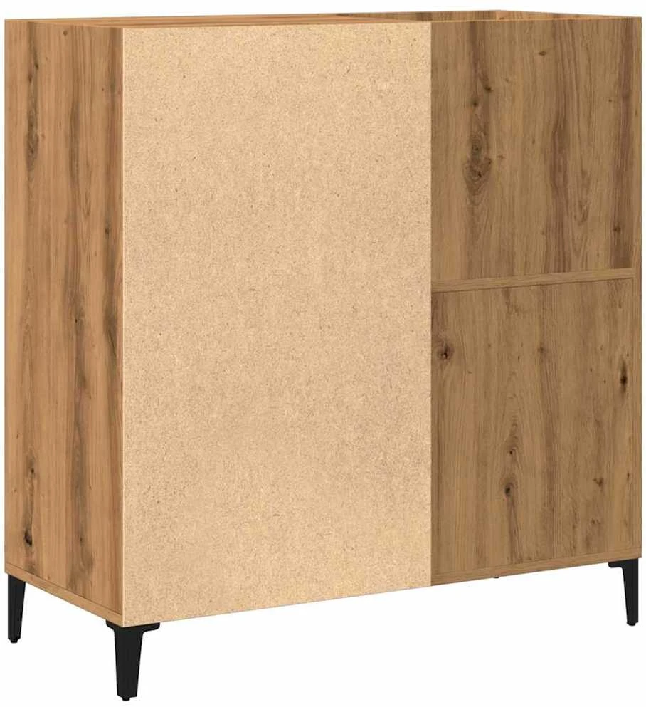Vinilinių plokštelių spintelė, artisano, 84,5x38x89cm, mediena