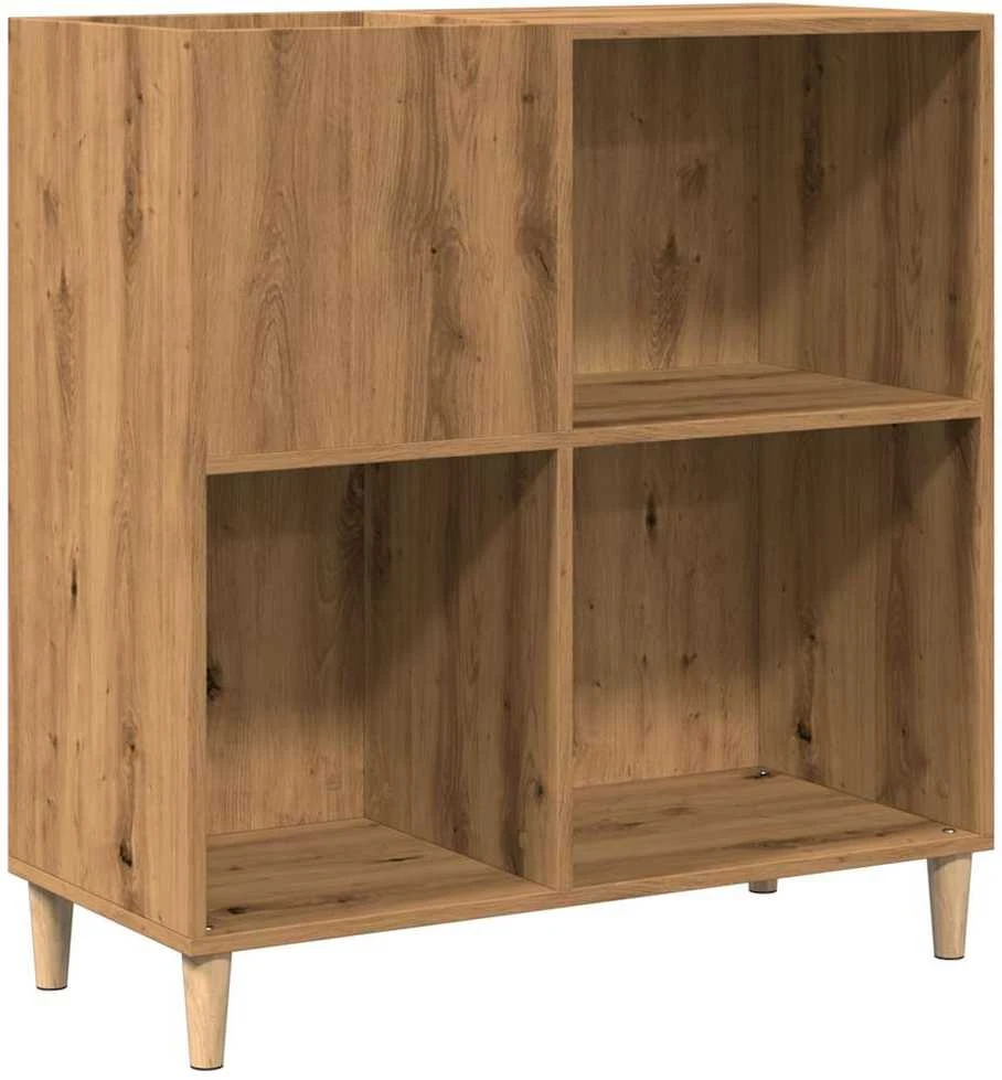 Vinilinių plokštelių spintelė, artisano, 84,5x38x89cm, mediena