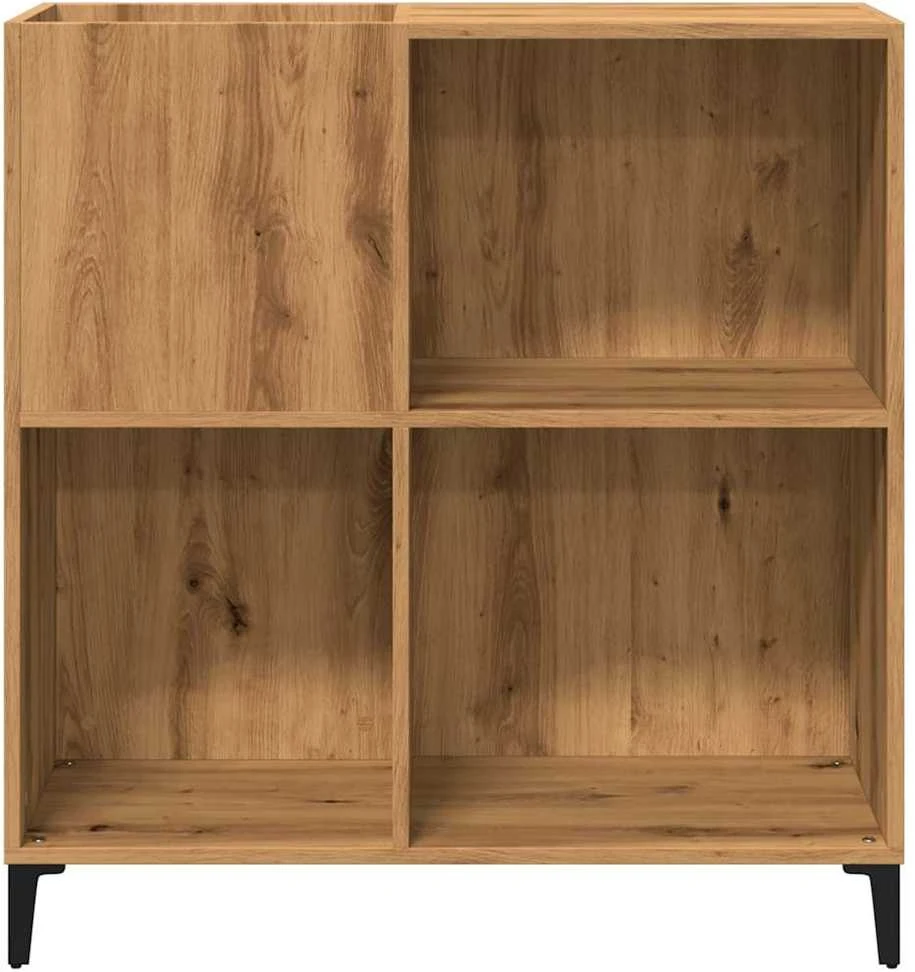 Vinilinių plokštelių spintelė, artisano, 84,5x38x89cm, mediena