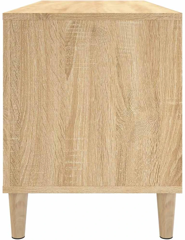 Vinilinių plokštelių spintelė, ąžuolo, 100x38x48cm, mediena