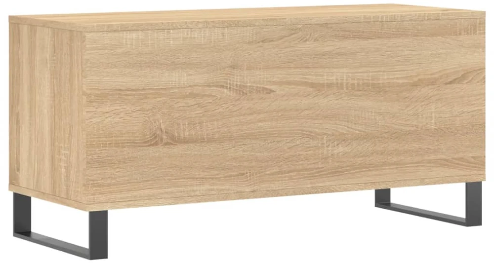 Vinilinių plokštelių spintelė, ąžuolo, 100x38x48cm, mediena
