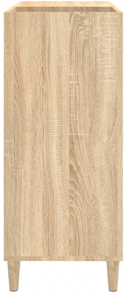 Vinilinių plokštelių spintelė, ąžuolo, 84,5x38x89cm, mediena