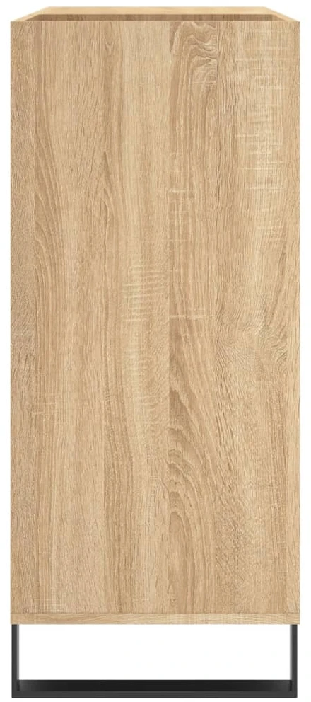 Vinilinių plokštelių spintelė, ąžuolo, 84,5x38x89cm, mediena