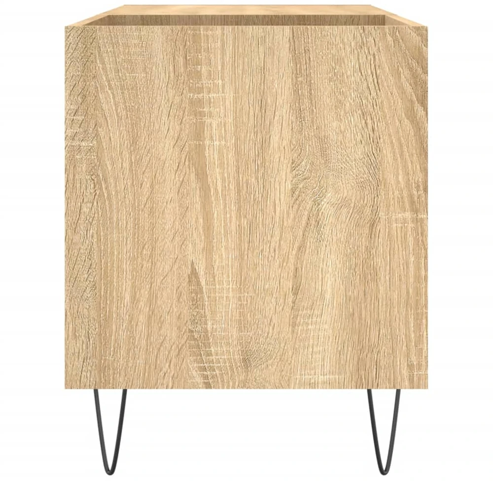 Vinilinių plokštelių spintelė, ąžuolo, 85x38x48cm, mediena