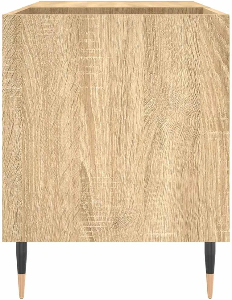 Vinilinių plokštelių spintelė, ąžuolo, 85x38x48cm, mediena