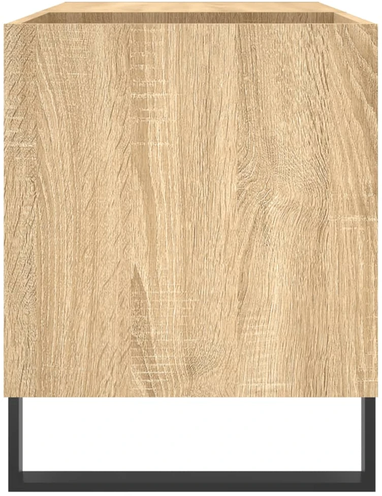 Vinilinių plokštelių spintelė, ąžuolo, 85x38x48cm, mediena