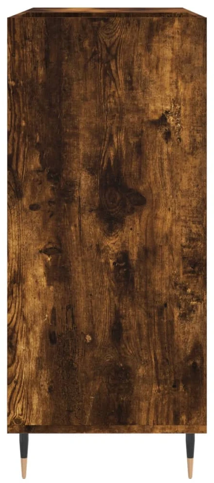 Vinilinių plokštelių spintelė, dūminė, 84,5x38x89cm, mediena