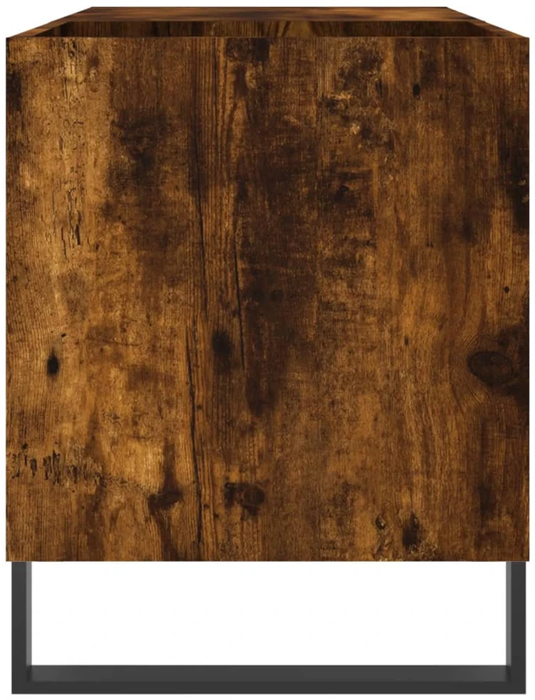 Vinilinių plokštelių spintelė, dūminė, 85x38x48cm, mediena