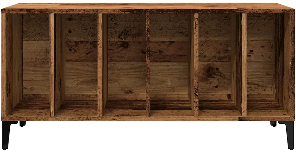 Vinilinių plokštelių spintelė, medienos, 100x38x48cm, mediena