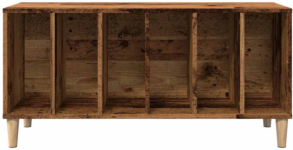 Vinilinių plokštelių spintelė, medienos, 100x38x48cm, mediena