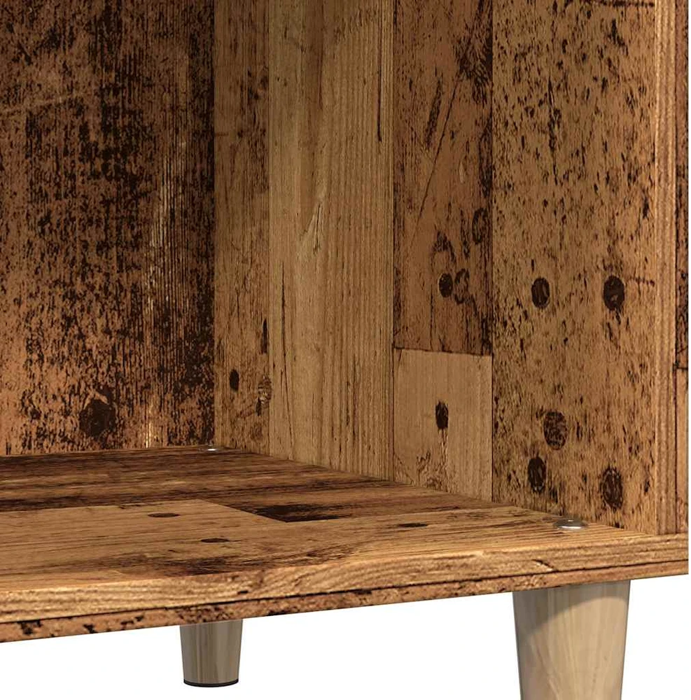 Vinilinių plokštelių spintelė, medienos, 84,5x38x89cm, mediena