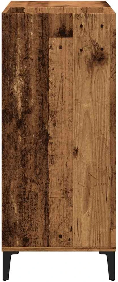 Vinilinių plokštelių spintelė, medienos, 84,5x38x89cm, mediena