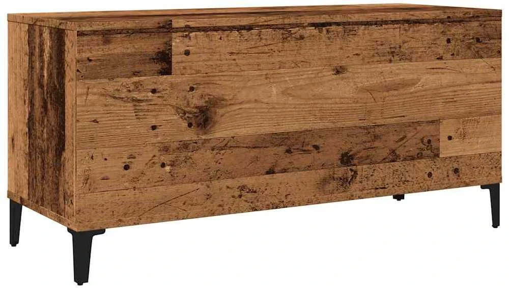 Vinilinių plokštelių spintelė, medienos, 100x38x48cm, mediena